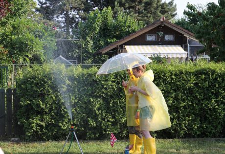 Rainbow making in Mannheim